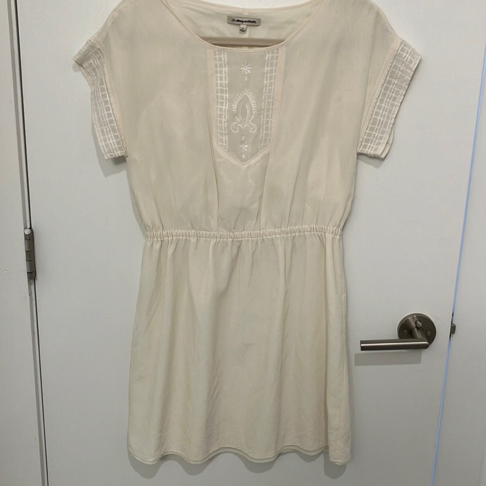 Madewell Broadway and Broome ivory dress